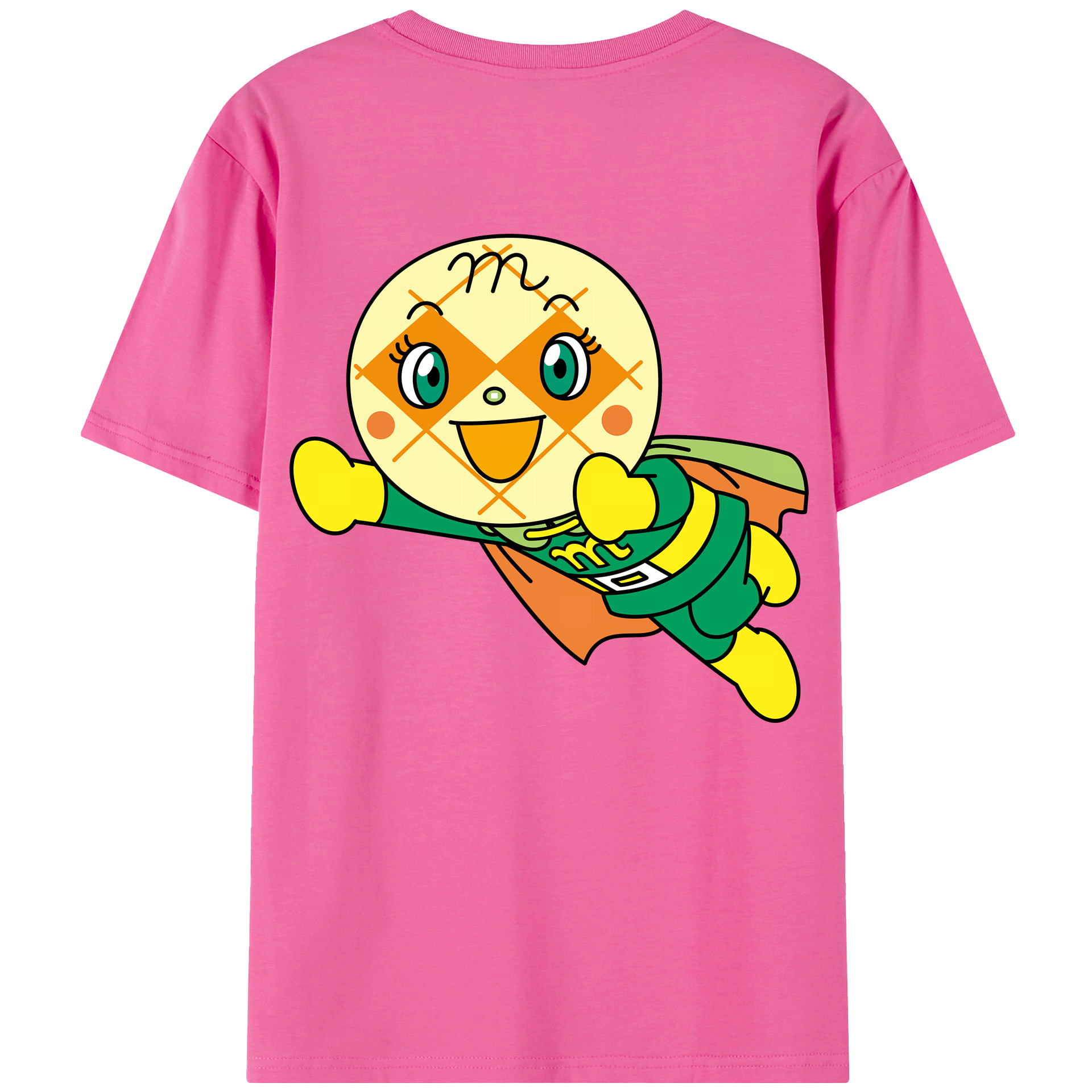 （画像用） アンパンマン Anpanman レディース半袖Tシャツ(バックプリント)